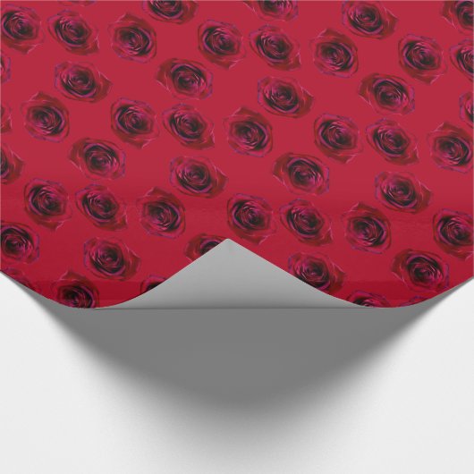 Papier voor het verpakken van roos, romantisch Roo (Hoek)