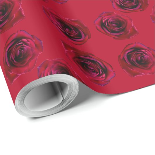 Papier voor het verpakken van roos, romantisch Roo (Rol Hoek)