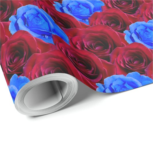 Papier voor het verpakken van roos, romantisch Roo (Rol Hoek)