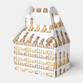 papier voor het verpakken van schaakpatronen bedankdoosjes (Achterkant)