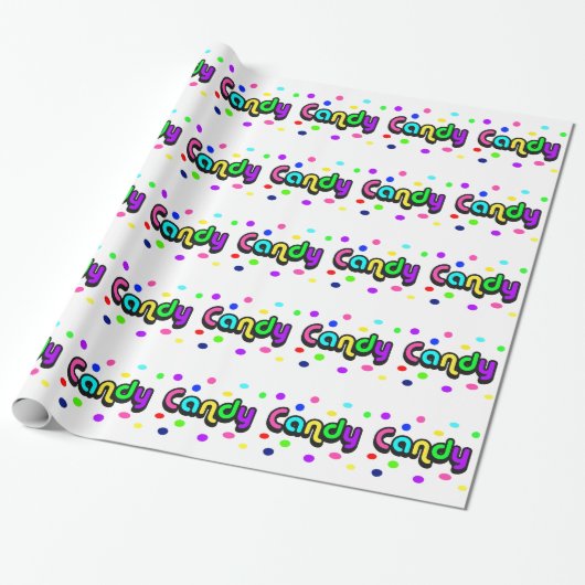 papier voor het verpakken van snoep (Uitgerold)