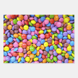 Papier voor het verpakken van snoepjes in kleur inpakpapier vel