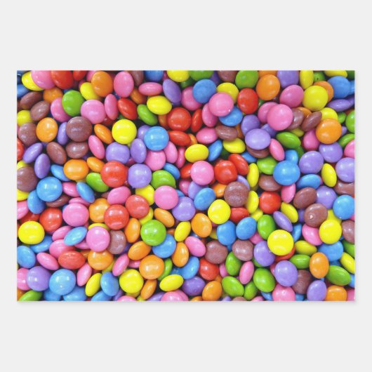 Papier voor het verpakken van snoepjes in kleur inpakpapier vel (Voorkant)