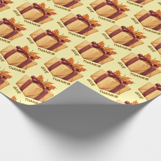 papier voor het verpakken van Thanksgivingen (Hoek)