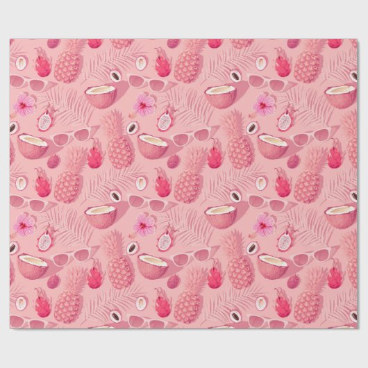 Papier voor het verpakken van tropische vruchten (Vlak)