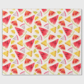 Papier voor het verpakken van tropische vruchten (Vlak)