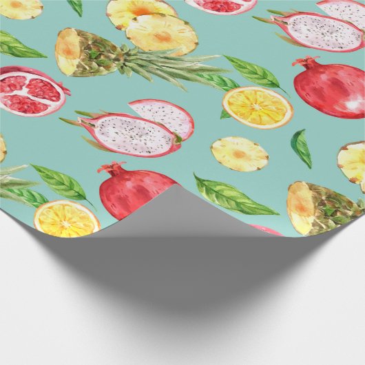 Papier voor het verpakken van tropische vruchten (Hoek)