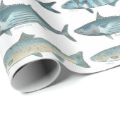 Papier voor het verpakken van vis (Rol Hoek)