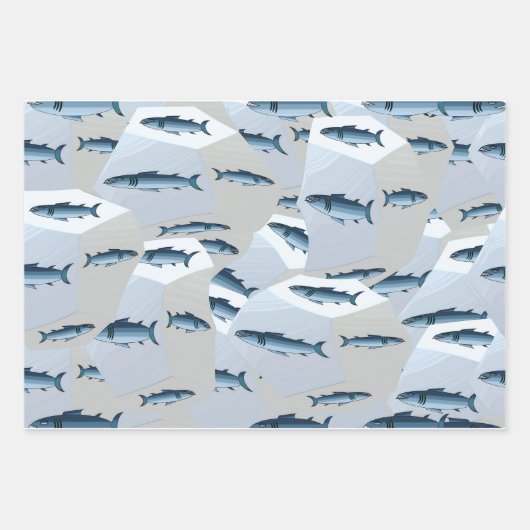 Papier voor het verpakken van vis inpakpapier vel (Voorkant 2)