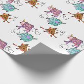 papier voor het verpakken van vliegende Koeien (Hoek)