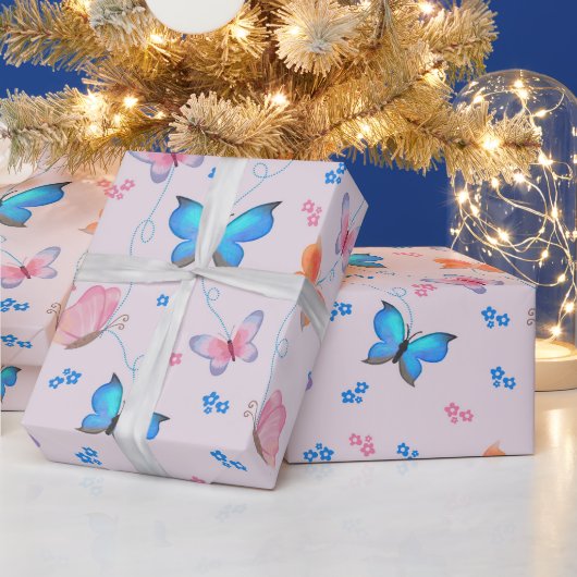 Papier voor het verpakken van vlinten (Feestdagen)