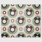 papier voor het verpakken van vrolijke beren (Vlak)