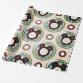 papier voor het verpakken van vrolijke beren (Uitgerold)