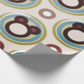 papier voor het verpakken van vrolijke beren (Hoek)