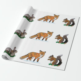 Papier voor het verpakken van wilde dieren