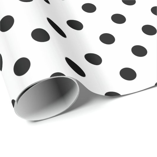 Papier voor het verpakken van witte en zwarte vlek (Rol Hoek)