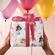 Papier voor het verpakken van zeemeerminnen