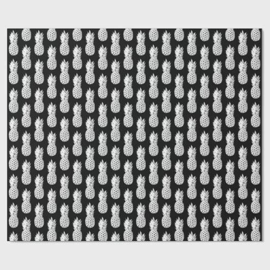 Papier voor het verpakken van zwarte en witte anan (Vlak)