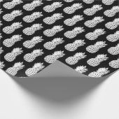 Papier voor het verpakken van zwarte en witte anan (Hoek)