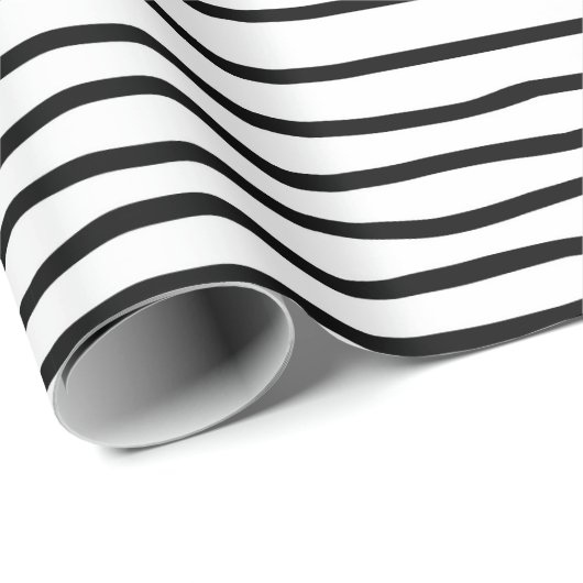 Papier voor het verpakken van zwarte en witte doed (Rol Hoek)