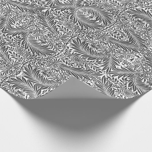 Papier voor het verpakken van zwarte en witte Flor (Hoek)