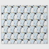 Papier voor het verpakken van zwarte en witte ping (Vlak)