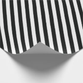 Papier voor het verpakken van zwarte en witte stre (Hoek)