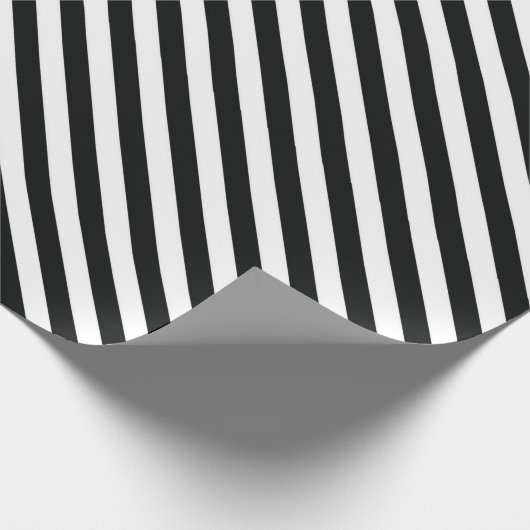 Papier voor het verpakken van zwarte en witte stre (Hoek)