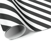 Papier voor het verpakken van zwarte en witte stre (Rol Hoek)