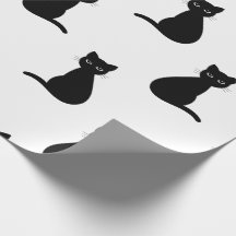 Papier voor het verpakken van zwarte katten