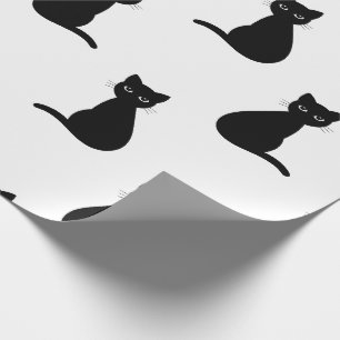 Papier voor het verpakken van zwarte katten