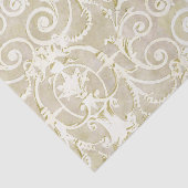 papier voor het weefsel van het Gold- en beige Da (Detail)