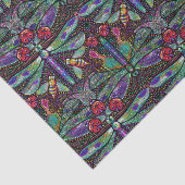 Papier voor het werpen van dragonfly (Detail)