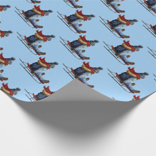 papier voor het wikkelen van kindersleeën (Hoek)