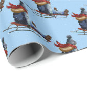 papier voor het wikkelen van kindersleeën (Rol Hoek)