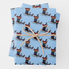 papier voor het wikkelen van kindersleeën inpakpapier vel