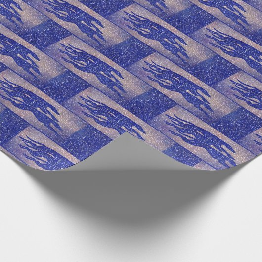 Papier voor het wikkelen van windhonden - blauw (a (Hoek)