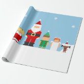 Papier voor het zoete kerstcadeautje (Uitgerold)