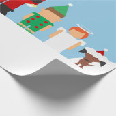 Papier voor het zoete kerstcadeautje (Hoek)