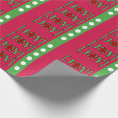Papier voor het zoete kerstcadeautje (Hoek)