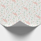 Papier voor het zoete kerstcadeautje (Hoek)