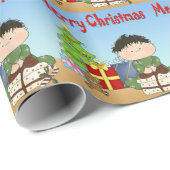 Papier voor het zoete kerstcadeautje (Rol Hoek)