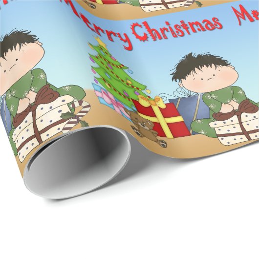 Papier voor het zoete kerstcadeautje (Rol Hoek)