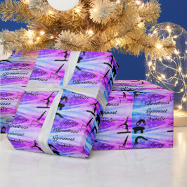 Papier voor het zoete kerstgymnast Aangepast opvou