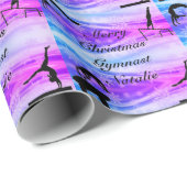 Papier voor het zoete kerstgymnast Aangepast opvou (Rol Hoek)