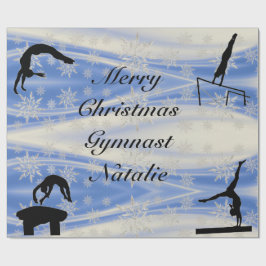 Papier voor het zoete kerstgymnast Aangepast opvou