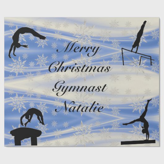 Papier voor het zoete kerstgymnast Aangepast opvou (Vlak)