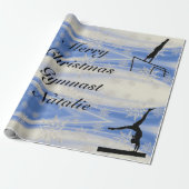 Papier voor het zoete kerstgymnast Aangepast opvou (Uitgerold)