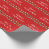 Papier voor het zoete kerstrood oppakken (Hoek)