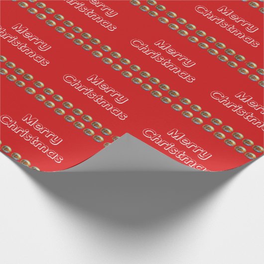 Papier voor het zoete kerstrood oppakken (Hoek)